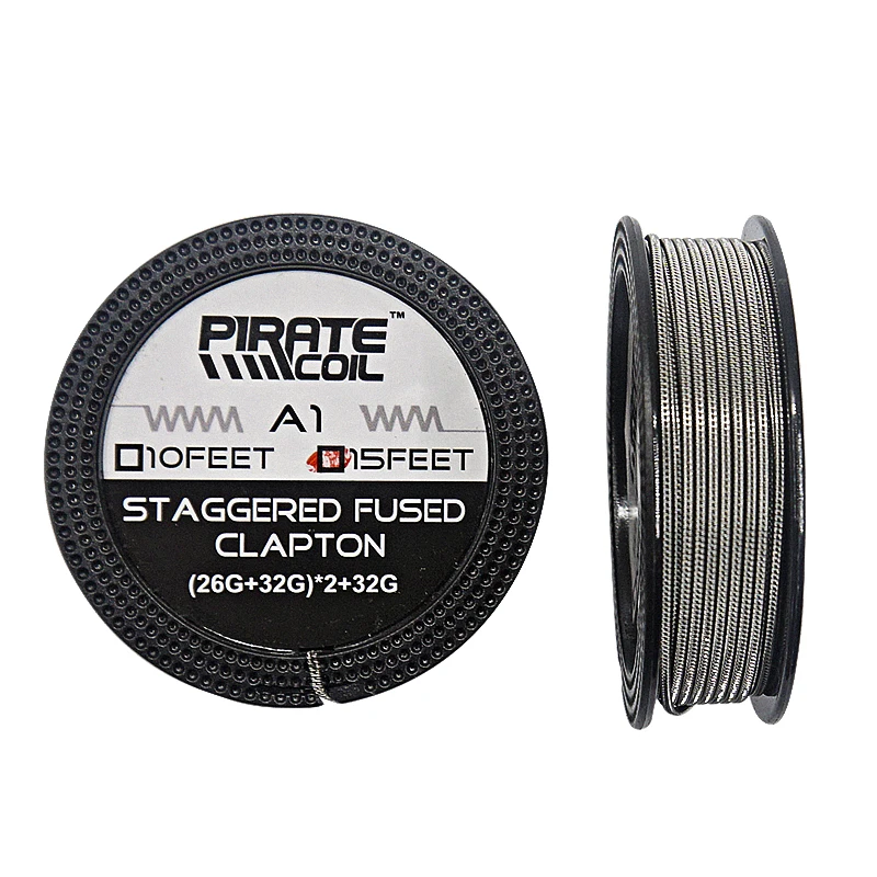Staggered Fused Clapton Wire 2 - Stainless Wire Ss316 recension och pris