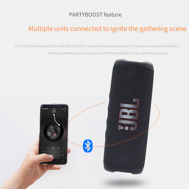 JBL FLIP6 Portable Speaker wit - Jbl Speaker Flip 6 recension och pris